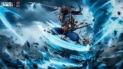 League of Legends Yasuo The Unforgiven Statue avec LED 52cm Jimei Palace