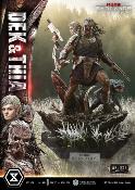 PREDATOR BADLANDS Statue Real Elite Masterline 1/3 Dek & Thia Deluxe Version 87cm Prime 1 Studio