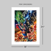 DC Comics Art Print Justice League Unlimited 46 x 61 cm | SIDESHOW