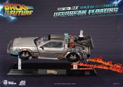 Back to the Future Statuette Egg Attack Floating Back to the Future II DeLorean Deluxe Version 20 cm | Beast Kingdom