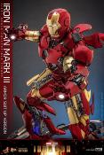 Iron Man figurine Movie Masterpiece Diecast 1/6 Iron Man Mark III (Armor Suit Up Version) 32 cm - HOT TOYS