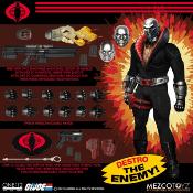 G.I. Joe figurine lumineuse 1/12 Destro 17 cm | MEZCO