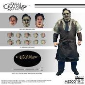 Massacre à la tronçonneuse (2003) Figurine 1/12 Leatherface 17 cm | MEZCO 