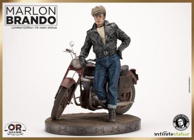 Infinite Statue Marlon Brando with Bike Old & Rare|INFINITE STATUE