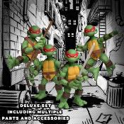 Figurines Teenage Mutant Ninja Turtles Teenage Mutant Ninja Turtles Deluxe Set 8 cm |  MEZCO 