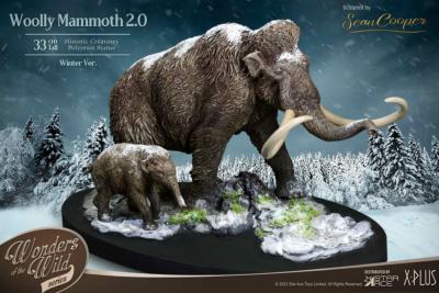 Historic Creatures The Wonder Wild Series statuette The Woolly Mammoth 2.0 22 cm | X-PLUS