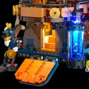 Lumibricks Steampunk World Alchemist Moving Castle Set Construction LED 2690 pcs 34cm