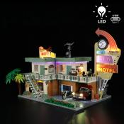 Lumibricks Road Trip Twilight Motel Set Construction LED 1970 pcs 45cm