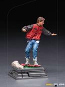 Retour vers le Futur II Statuette 1/10 Art Scale Marty McFly on Hoverboard 22 cm | Iron Studios