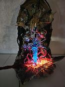 SOULCALIBUR Siegfried Soul Embrace Statuette Polystone 1/4 Deluxe Edition | LED | Vitrail Plexiglass | Pure Arts
