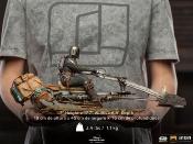 Star Wars The Mandalorian statuette 1/10 Deluxe Art Scale Mandalorian on Speederbike 18 cm | IRON STUDIOS