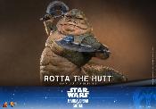 Star Wars: The Mandalorian & Grogu - Hot Toys Rotta The Hutt MMS Movie Masterpiece Figurine 1/6e 31,5 cm