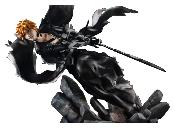 Bleach Thousand-Year Blood War statuette PVC Precious GEM Series Ichigo Kurosaki Reissue Megahouse 25 cm