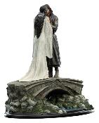 Aragorn & Arwen Statuette Résine 24cm Weta Workshop Le Seigneur des Anneaux - Roi Elessar & Reine des Elfes