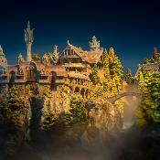 Rivendell Diorama Édition Limitée 28cm Weta Workshop Le Seigneur des Anneaux Fondcombe Bonus