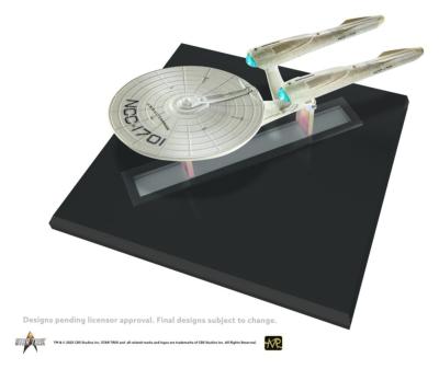 Star Trek réplique die-cast U.S.S. Enterprise NCC-1701 Kelvin Timeline 10 cm | MASTER REPLICAS