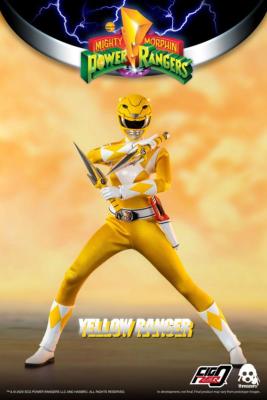 Mighty Morphin Power Rangers figurine FigZero 1/6 Yellow Ranger 30 cm | Threezero