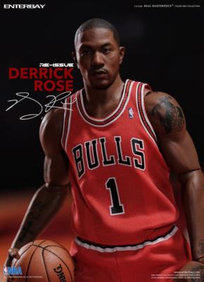 NBA Collection figurine Real Masterpiece 1/6 Derrick Rose Limited Retro Edition 30 cm | ENTERBAY