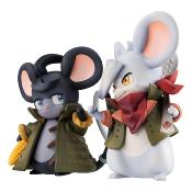 Mobile Suit Gundam Iron-Blooded Orphans pack 2 statuetten PVC Orphanchu of Block 3 Mikatsuki & Orga 10th Anniversary 12 cm | MEGAHOUSE