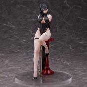 Original Character statuette PVC Hayabusa Illustration Black China Dress-chan 16 cm | UNION CREATIVE