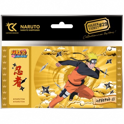 Naruto Shipudden Golden Ticket Naruto - Cartoon Kingdom