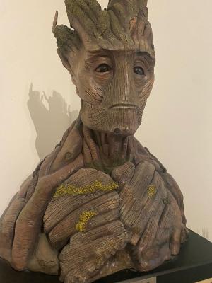 GROOT BUST BUST And Mark 43 1/1 LIFE SIZE Les Gardiens de la Galaxie | KING ARTS