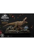 Jurassic World: Fallen Kingdom statuette 1/15 T-Rex & Carnotaurus Deluxe Version 90 cm | PRIME 1 STUDIO
