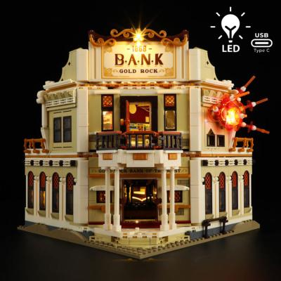 Lumibricks Old West Western Bank Heist Set Construction LED 2875 pcs 28cm