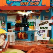 Lumibricks X Series Surf Shop Set Construction LED 1752 pcs 30cm