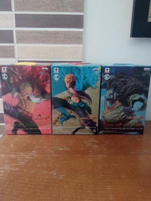 Lot de 3 Figurines One Piece Foflamingo Marco Jinbe| Banpresto