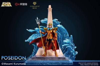 Poseidon Standing Version 1/6 Saint Seiya  — Statue 56 cm avec LED | Zodiakos Studio 