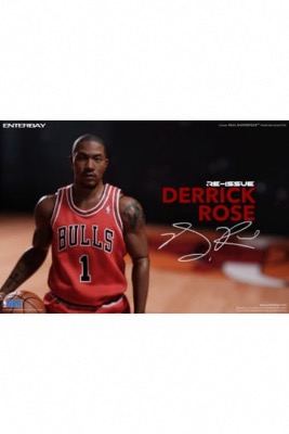 NBA Collection figurine Real Masterpiece 1/6 Derrick Rose Limited Retro Edition 30 cm Enterbay