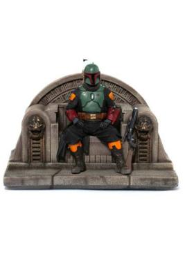 Star Wars The Mandalorian statuette 1/10  Art Scale Boba Fett on Throne 18 cm | IRON STUDIOS