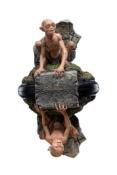 Le Seigneur des Anneaux statuettes Gollum & Sméagol in Ithilien 11 cm| WETA