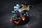 Demon Slayer: Kimetsu no Yaiba statuette PVC Tanjiro Kamado & Giyu Tomioka & Akaza 13 cm | ANIPLEX