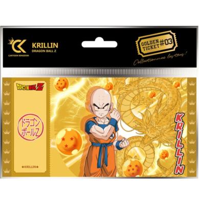 Golden Ticket Dragon Ball Z - Krillin | CARTOON KINDOM