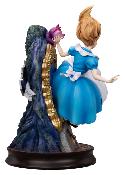 Disney Alice au Pays des Merveilles & Chat du Cheshire Master Craft 40cm Statue Beast Kingdom Cadre Doré