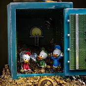 Disney Picsou - Statuette Deluxe Art Scale 1/10 Uncle Scrooge McDuck & Neveux 30 cm | Iron Studios