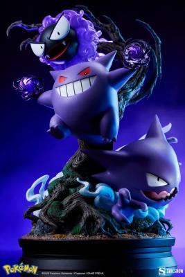 Pokemon diorama Ectoplasma Spectrum et Fantominus 37 cm | SIDESHOW COLLECTIBLES