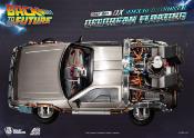 Back to the Future Statuette Egg Attack Floating Back to the Future II DeLorean Deluxe Version 20 cm | Beast Kingdom