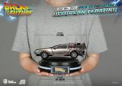 Back to the Future Statuette Egg Attack Floating Back to the Future II DeLorean Deluxe Version 20 cm | Beast Kingdom