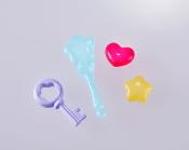 Magical Sisters Lulutto Lilly Replique Proplica Stattoneoneon GlassHeart HopePact Set 25 cm | Bandai Tamashii Nations