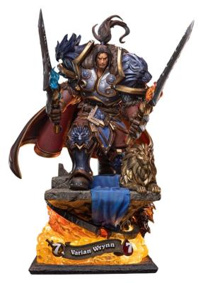 Varian Wrynn 1/10 – Statue Résine LED | Hearthstone – HEX Collectibles