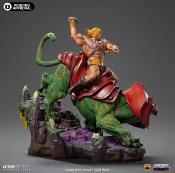 Masters of the Universe statuette 1/10 Deluxe Art Scale He-man and Battle Cat 31 cm | IRON STUDIOS