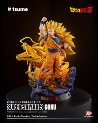 Tsume Bijutsu Movies Collection Super Saiyan 3 Goku Statue Dragon Ball Z