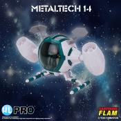 Capitaine Flam réplique die-cast Metaltech 14 Cosmolem Cosmoliner Box FR HL Pro 19 cm