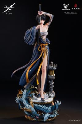 Jade ghostblade series 1/4  Wlop Statue Blue version | Trieagles Studios