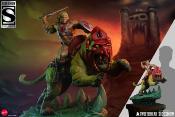 Masters of the Universe statuette He-Man and Battle Cat Classic Deluxe 59 cm | Tweeterhead