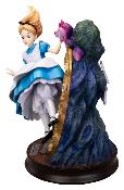 Disney Alice au Pays des Merveilles & Chat du Cheshire Master Craft 40cm Statue Beast Kingdom Cadre Doré
