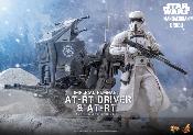 Star Wars: The Mandalorian & Grogu - Set Imperial Remnant AT-RT Driver & AT-RT 1/6 - Hot Toys